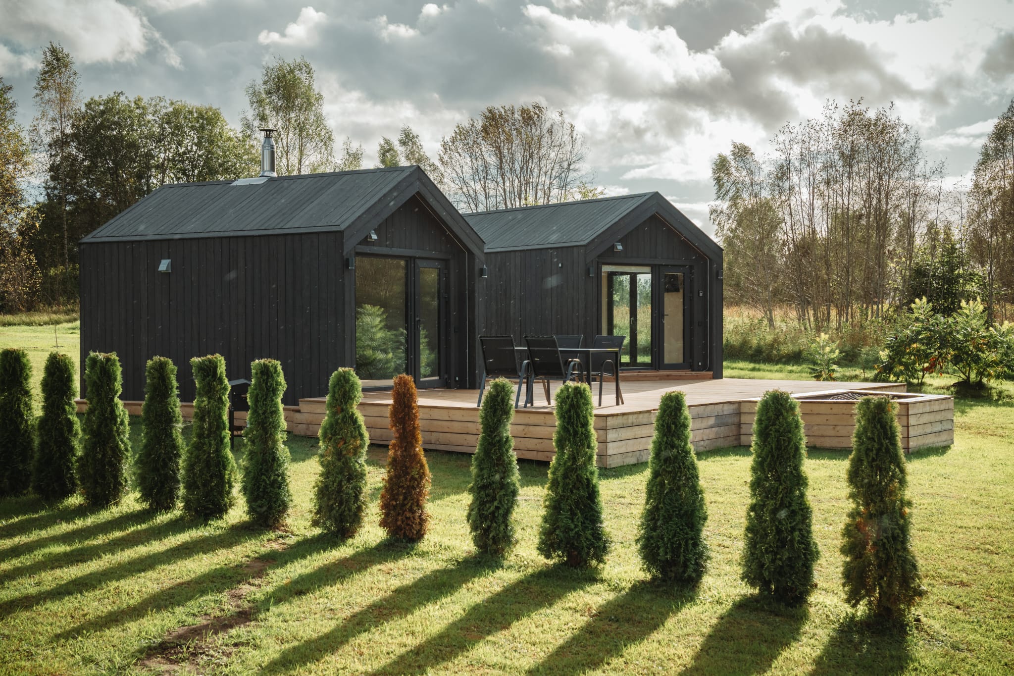 Attefallshus i fin miljö